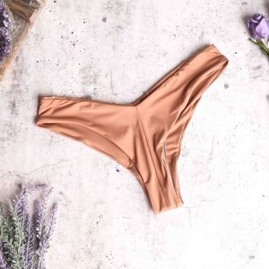 Seamless V-Cut Bikini Bottoms in Rose Dawn